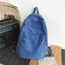 Lade das Bild in den Galerie-Viewer, Middle School Student Japanese Vintage Canvas Backpack College Student Vintage Style Backpack Female
