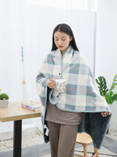 Lade das Bild in den Galerie-Viewer, Soft Multi-Purpose Nap Lunch Break Shawl Blanket Thickened Flannel Blanket Autumn and Winter Lazy Blanket