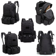 Lade das Bild in den Galerie-Viewer, Army Camouflage Combination Hiking Backpack Combat Bag Men's