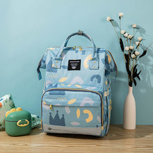 Lade das Bild in den Galerie-Viewer, Backpack Large Capacity Waterproof Portable Baby Diaper Bag TikTok Maternity Mom Bag