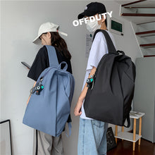 Lade das Bild in den Galerie-Viewer, Backpack Men's Simple Korean Style Fashion Trend Early High School and College Student Schoolbag Travel