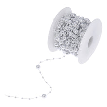 Load image into Gallery viewer, 2PCs Christmas Wedding Party Packing Materials 8£«3mm Gold Silver Plating Bead Necklace Strings