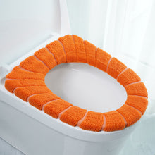 Load image into Gallery viewer, 3pcs Toilet Seat Cover Pads Universal Pad Cushion Four Seasons Knitted Washable Household