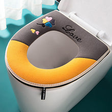Load image into Gallery viewer, 3pcs Toilet Seat Cover Pads Home Waterproof Zipper