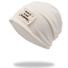 Lade das Bild in den Galerie-Viewer, Warm Winter Knit Beanie Hats Pile Heap Cap Women's Double-Layer Windproof Autumn and Winter Unisex