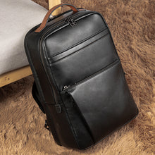 Lade das Bild in den Galerie-Viewer, Backpack New Men's Leather Large Capacity Multi-Functional Business Travel
