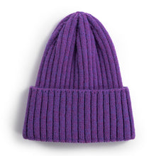 Lade das Bild in den Galerie-Viewer, Warm Winter Knit Beanie Hats Women's Korean-Style All-Match Solid Color Woolen Women's Outdoor Thickened Unisex