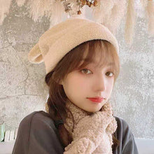 Lade das Bild in den Galerie-Viewer, Warm Winter Knit Beanie Hats Wool Cute Sweet Girl Unisex