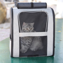 Load image into Gallery viewer, Backpack Outdoor Cage Portable Shoulder Breathable Large Capacity Pet Supplies Cat Bag