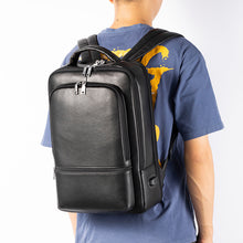 Lade das Bild in den Galerie-Viewer, Backpack Leather Men's Multi-Functional USB Business Fashion Casual Large-Capacity Generation