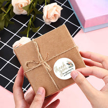 Load image into Gallery viewer, 2x500pcs Xmas Christmas Stickers Roll Label Flower Thank You Supporting My Small Business Thank You