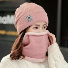 Lade das Bild in den Galerie-Viewer, Warm Winter Knit Beanie Hats Women's All-Matching Woolen Fleece-Lined Korean Style Cycling Earflaps Unisex