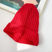 Lade das Bild in den Galerie-Viewer, Warm Winter Knit Beanie Hats Wool Women Autumn and Winter Korean Style Fashion Brand Warm Unisex