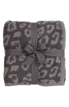 Lade das Bild in den Galerie-Viewer, Fleece Woolen Blanket Children's Knitted Leopard Blanket Fleece-Lined Knitting Leopard Blanket Dream Cover Blanket