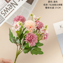 Load image into Gallery viewer, 2pcs 7-Head Oil Painting Tip Chrysanthemum Artificial Fake Flower Plants Home Decoration Wedding Bouquet