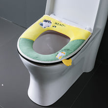 Load image into Gallery viewer, 3pcs Toilet Seat Cover Pads Household Waterproof Universal Zipper Washer Heater Band