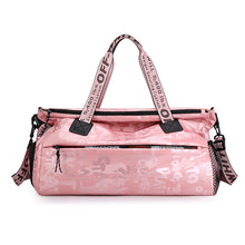 Load image into Gallery viewer, Large Capacity Graffiti Yoga Sports Bag with Shoe Position Leisure Travel Bag