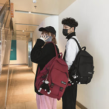 Lade das Bild in den Galerie-Viewer, High School Student Capacity Large Backpack Casual Computer Bag Backpack Female