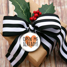 Load image into Gallery viewer, 2x500pcs Xmas Christmas Stickers Roll Label Open Me Already Gifts Packaging Thanks