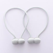 Lade das Bild in den Galerie-Viewer, 20 Colors Headphones Magnetic Buckle Curtain Tied, Non-Perforated Curtains Magnetic Snap