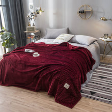 Lade das Bild in den Galerie-Viewer, Solid Color Milk Velvet Blanket Office Nap Blanket Gift Blanket Milk Velvet Blanket