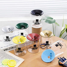 Load image into Gallery viewer, Ashtray Personal Household Trendy Windproof Nordic Living Room Prevent Fly Ash Funnel Glass Ashtray