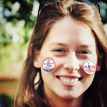 Load image into Gallery viewer, 2x500pcs Xmas Christmas Stickers Roll Label Election Color Clothes Face 8 Independence Day Independence Day