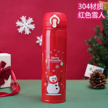 Lade das Bild in den Galerie-Viewer, Xmax Christmas Cup Gift Festival Insulation Children Cartoon Stainless Steel Bounce Cute New Year