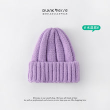 Load image into Gallery viewer, Warm Winter Knit Beanie Hats 2021 Korean Autumn and Winter Light Board Strip Women Unisex