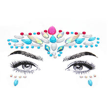 Load image into Gallery viewer, 10pcs Face Tattoo 3D Sexy Body Eye Sticker Diamond Makeup Party Face Sticker Woman