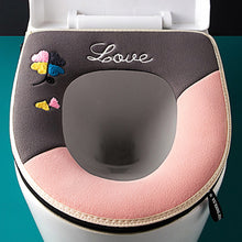 Load image into Gallery viewer, 3pcs Toilet Seat Cover Pads Home Waterproof Zipper