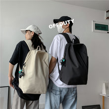Lade das Bild in den Galerie-Viewer, Backpack Men's Simple Korean Style Fashion Trend Early High School and College Student Schoolbag Travel