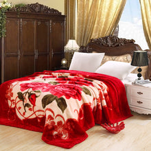 Lade das Bild in den Galerie-Viewer, Double Layer Laschel Blanket Thick Winter Warm Flannel Blanket Cover Blanket Coral Blanket Wedding Blanket