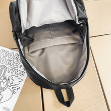 Lade das Bild in den Galerie-Viewer, High School Student Backpack Women's Simple Casual Fashion Large Capacity Travel Backpack Men
