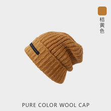 Lade das Bild in den Galerie-Viewer, Warm Winter Knit Beanie Hats Wool Hat Men 'S And Women 'S Japanese Closed Toe Autumn Unisex