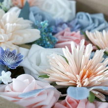 Load image into Gallery viewer, Pink Blue Flower Box Valentine's Day DIY Hand Holding Artifical Flower Home Decoration Wedding Bouquet