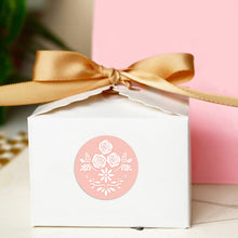 Load image into Gallery viewer, 2x500pcs Xmas Christmas Stickers Roll Label Thank You Pink Baking Gift Sealing Envelope