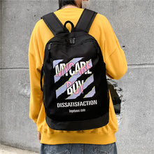 Load image into Gallery viewer, Backpack Men Travel Casual Wearproof Large Capacity Junior High School shoulder bag