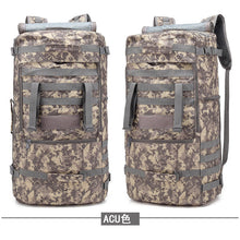 Lade das Bild in den Galerie-Viewer, Backpack 60L Large Capacity Multi-Purpose Travel Bag Sports Combat Bag Men's Outdoor Sports