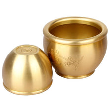 Lade das Bild in den Galerie-Viewer, Ashtray Copper Cylinder Decoration Copper Copper Cornucopia Cylinder Living Room Study Cylinder Decoration Ashtray