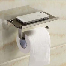 Lade das Bild in den Galerie-Viewer, 304 Stainless Steel Phone Holder Toilet Tissue Box Bathroom Engineering Roll Holder
