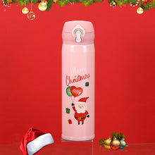 Load image into Gallery viewer, Xmax Christmas Cup Gift Cartoon Children Bounce Insulation Couple Creative 304 Stainless Steel Student Water