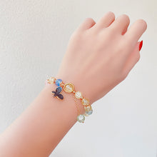 Load image into Gallery viewer, 2PCs Children's Bracelet Glass Beaded 70 Styles Available Christmas Children's Day Gifts for Girls