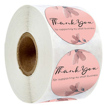 Lade das Bild in den Galerie-Viewer, 2x500pcs Christmas Xmas Baking Thank You for Supporting My Small Business Label Sticker tape