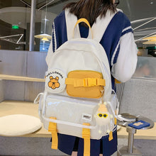 Lade das Bild in den Galerie-Viewer, Backpack Women Fresh Cute Fashion Travel Leisure Junior High School shoulder bag
