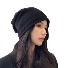 Lade das Bild in den Galerie-Viewer, Warm Winter Knit Beanie Hats Women's Fashion All-Match Thick Wool Korean Style Bag Head Unisex