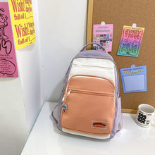 Load image into Gallery viewer, Harajuku Style Contrast Color Minimalist Girls' College Style Student Backpack Travel Backpack