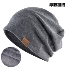 Lade das Bild in den Galerie-Viewer, Warm Winter Knit Beanie Hats Spring And Autumn Pullover Leisure Loose Fleece-Lined Men 'S And Women 'S Outdoor Toe Cap Unisex