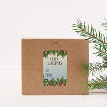 Lade das Bild in den Galerie-Viewer, 250PCs 6 Designs Rectangular Christmas Stickers Holiday Decoration Self-Adhesive Gift Labels tape