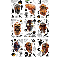 Lade das Bild in den Galerie-Viewer, 2x Halloween Xmas Christmas Gifts Decoration New Creative Skull Window Sticker Decoration Stickers